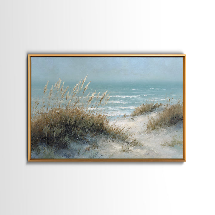 Sea Oats Swaying Canvas Print, Beach Art, Nautical Decor, Coastal Decor, Fine Art, Shore, Modern Decor, Fine Art Print, BEA-3x2-57