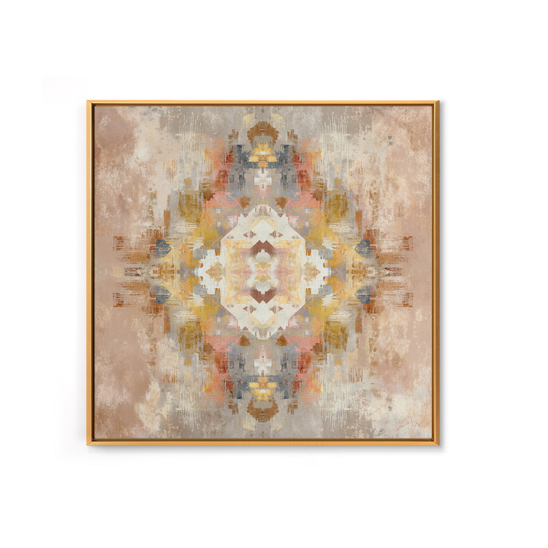 Tribal Neutral Pattern Canvas Print, Boho Art, Set of 3 Prints, Living Room Decor, Fine Art, Bohemian, Contemporary Art, BOH-1x1-14