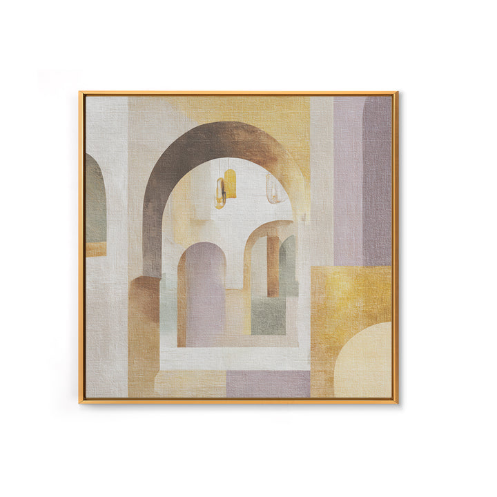 Neutral Rainbow Arches Canvas Print, Boho Art, Art Print, Living Room Decor, Fine Art, Bohemian, Digital Print, Printable Art, BOH-1x1-99