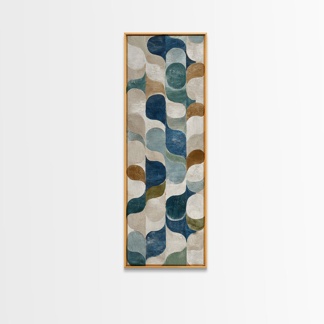 Tribal Neutral Pattern Canvas Print, Boho Art, Modern Decor, Living Room Decor, Fine Art, Bohemian, Wall Decor, Prints, BOH-1x3-26