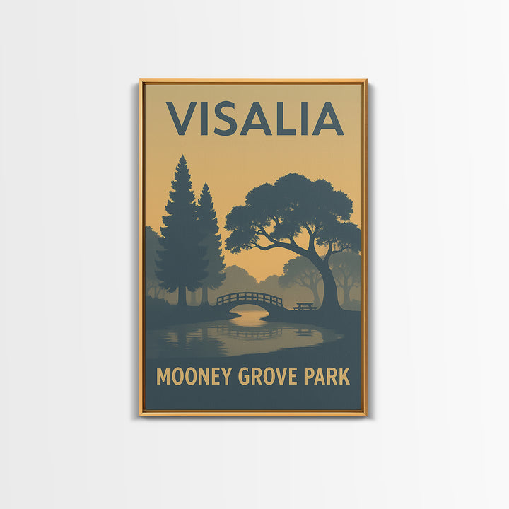Visalia California Travel Poster, Canvas Print, Sunset Skyline Wall Art, Visalia Wall Art, Office Decor, Travel Art Print, Travel Wall Decor
