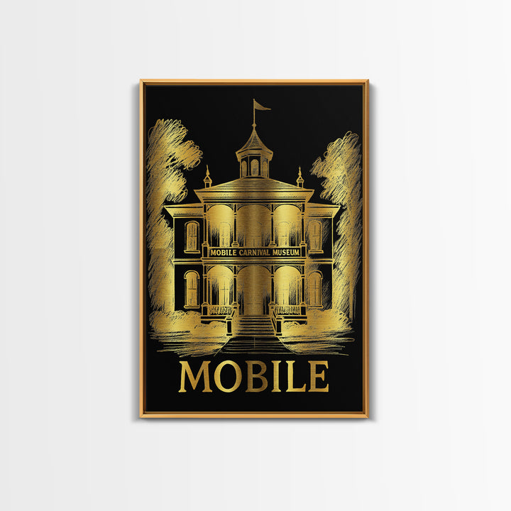 Mobile Travel Poster, Canvas Print, Dark Background Poster Art, Mobile Art Print, Travel Wall Decor, Gift For Travelers, City Travel Prints