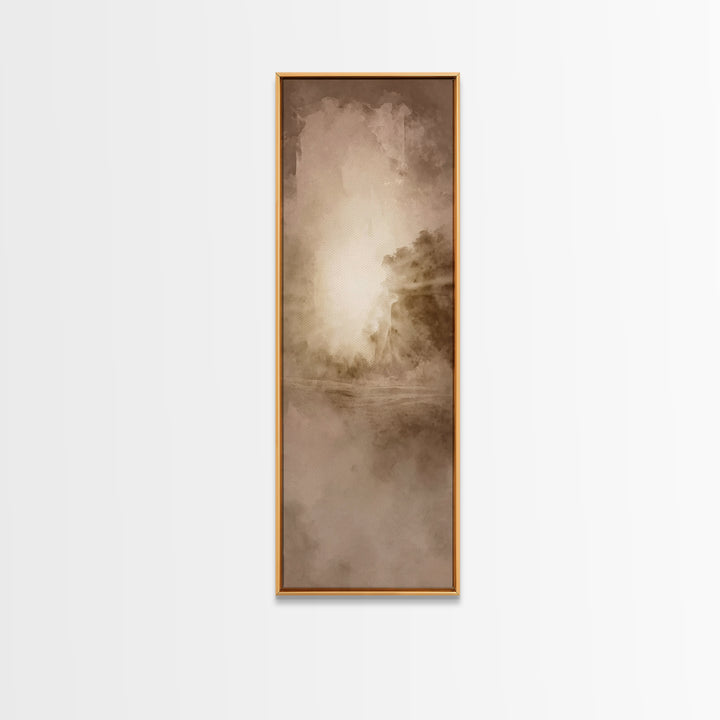 Holy Dawn Rising – Framed Canvas Print – Narrow Art – Christian Art Canvas – Christian Art – Christian Wall Art – Christian Christmas Art