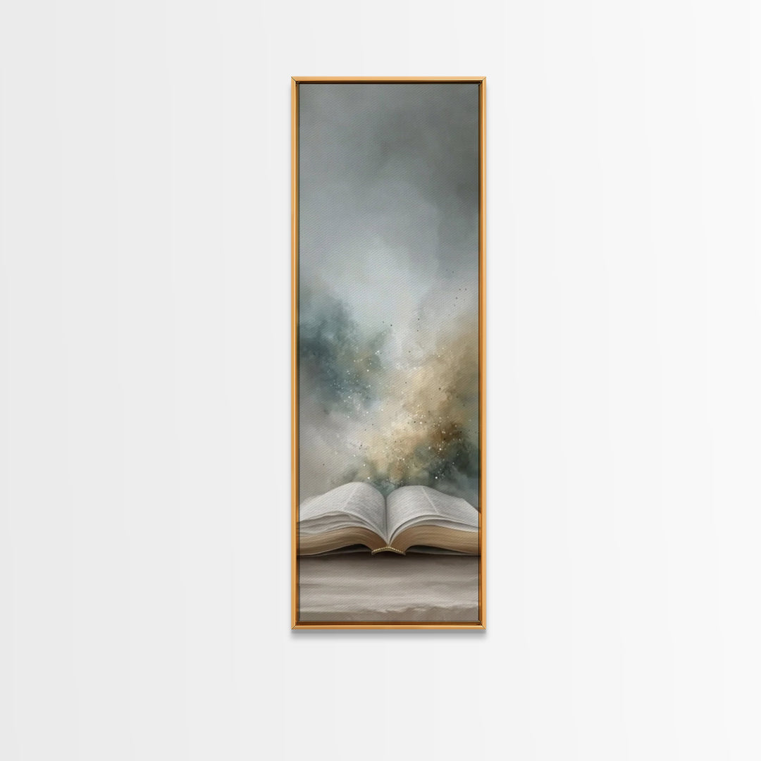 Light Of Revelation – Framed Canvas Print – Christian Wall Art – Christian Art Canvas – Narrow Art – Christian Christmas Art – Christian Gi