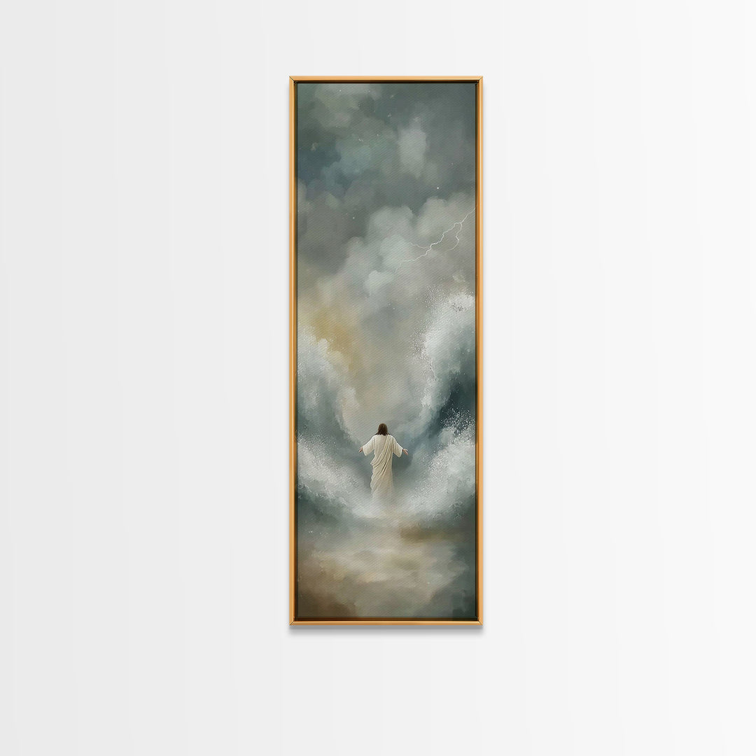 Rising Hope | Framed Canvas Print | Skinny Art | Christian Art Canvas | Jesus Painting | Christian Wall Art | Christmas Art