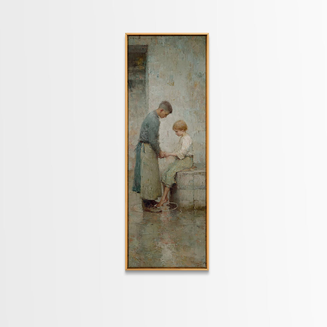 Compassionate Hands | Framed Canvas Print | Christian Art Canvas | Christian Gift Ideas | Christian Wall Art | Modern Christian Art | Narro