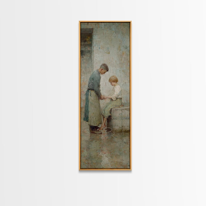 Compassionate Hands | Framed Canvas Print | Christian Art Canvas | Christian Gift Ideas | Christian Wall Art | Modern Christian Art | Narro