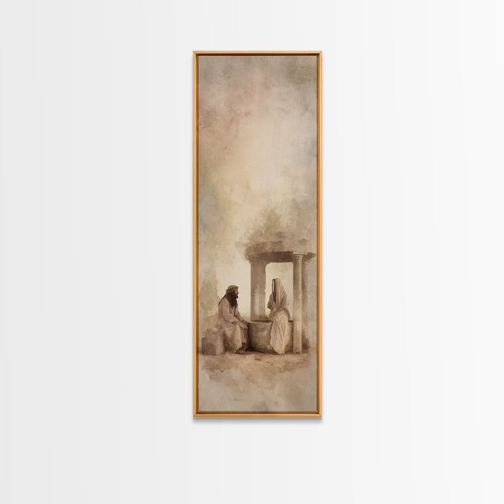 Twilight Door Counsel – Framed Canvas Print – Skinny Art – Christian Art Canvas – Christian Painting – Christian Wall Art – Christian Decor