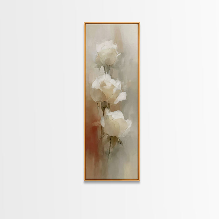 Blossoms Of Hope, Framed Canvas Print, Christian Wall Art, Christian Art Canvas, Christian Decor, Christian Gift Ideas, Tall Skinny Art Pri