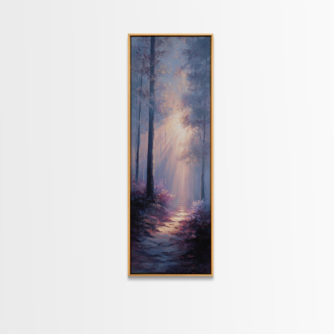 Forest Of Glory – Framed Canvas Print – Tall Narrow Wall Art – Christian Painting – Christian Art – Christian Art Canvas – Christian Wall A