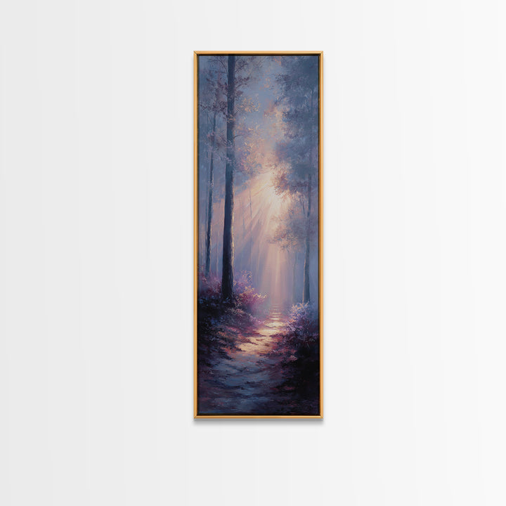 Forest Of Glory – Framed Canvas Print – Tall Narrow Wall Art – Christian Painting – Christian Art – Christian Art Canvas – Christian Wall A