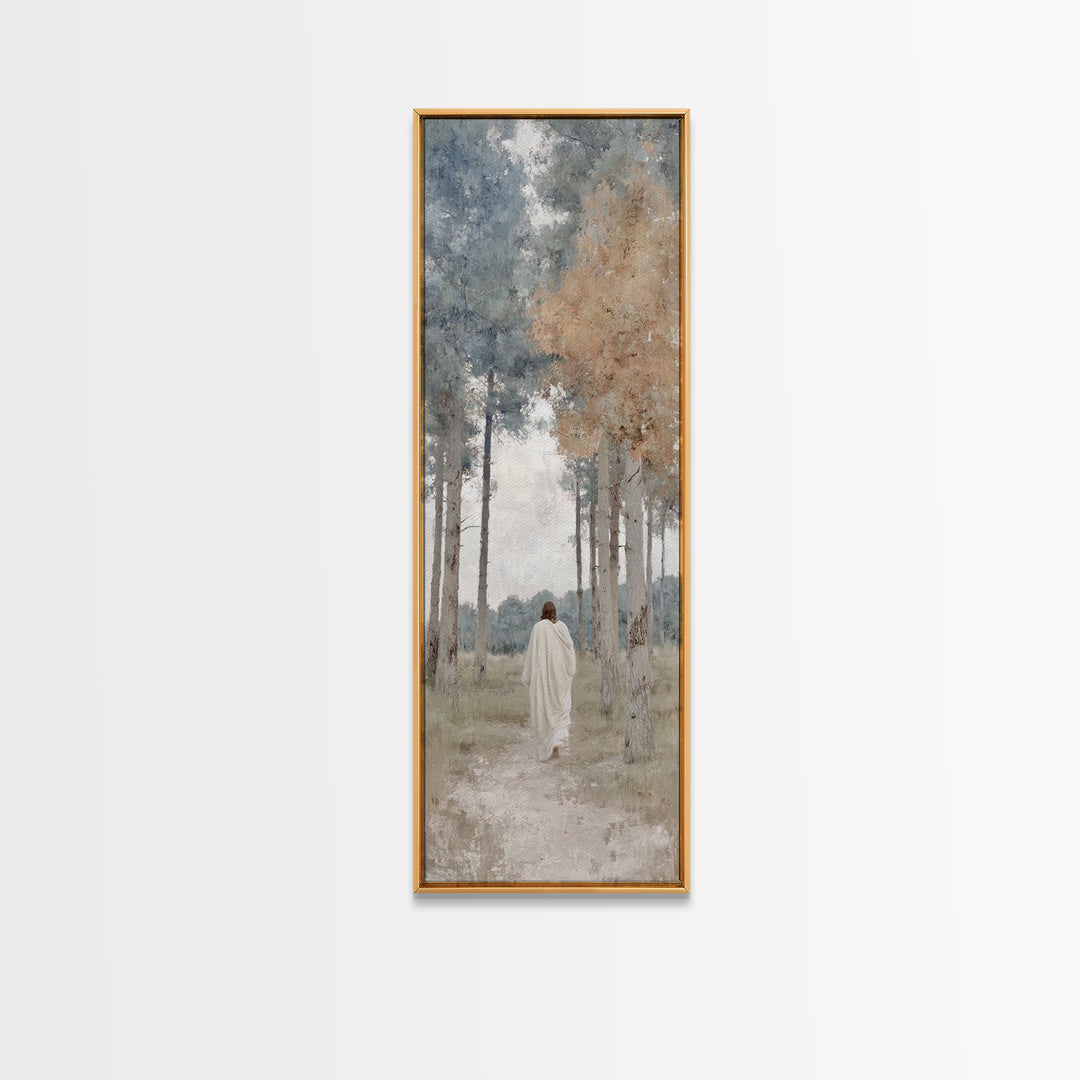 Morning Hope Way | Framed Canvas Print | Skinny Art | Christian Wall Art | Christian Painting | Christian Art Canvas | Christian Gift