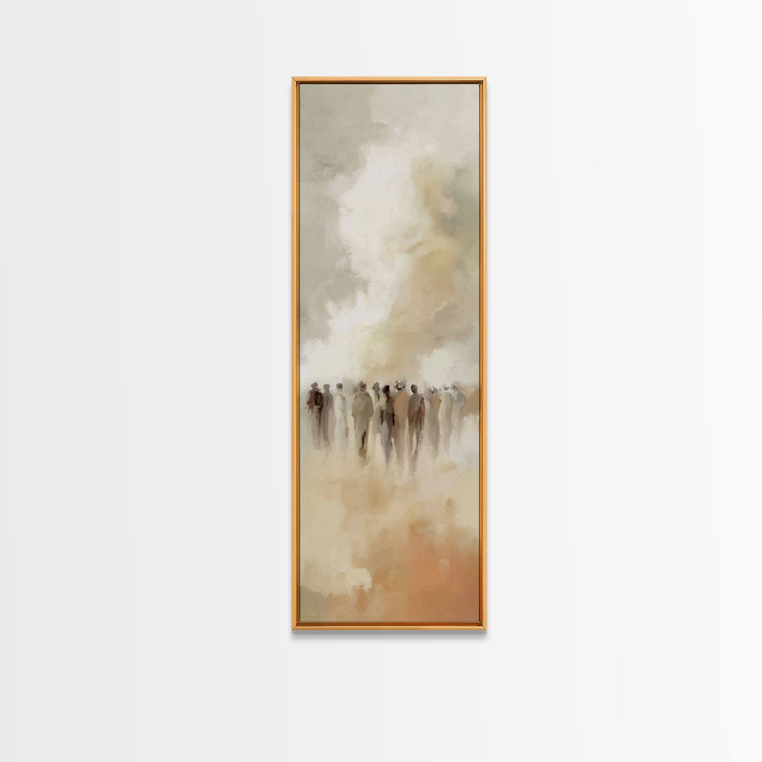 Cloudborn Gathering – Framed Canvas Print – Tall Narrow Wall Art – Christian Wall Art – Christian Art Canvas – Christian Painting – Christi
