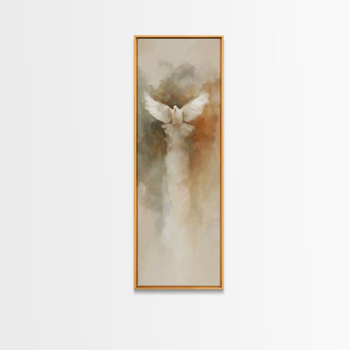 Spirit Of Glory – Framed Canvas Print – Christian Art Print – Christian Wall Art – Skinny Art – Christian Christmas Art – Christian Art Can