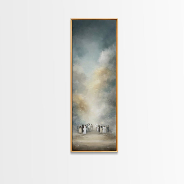 Rising Glory Vision – Framed Canvas Print – Skinny Art – Christian Art Canvas – Christian Art – Jesus Painting – Christian Wall Art – Chris
