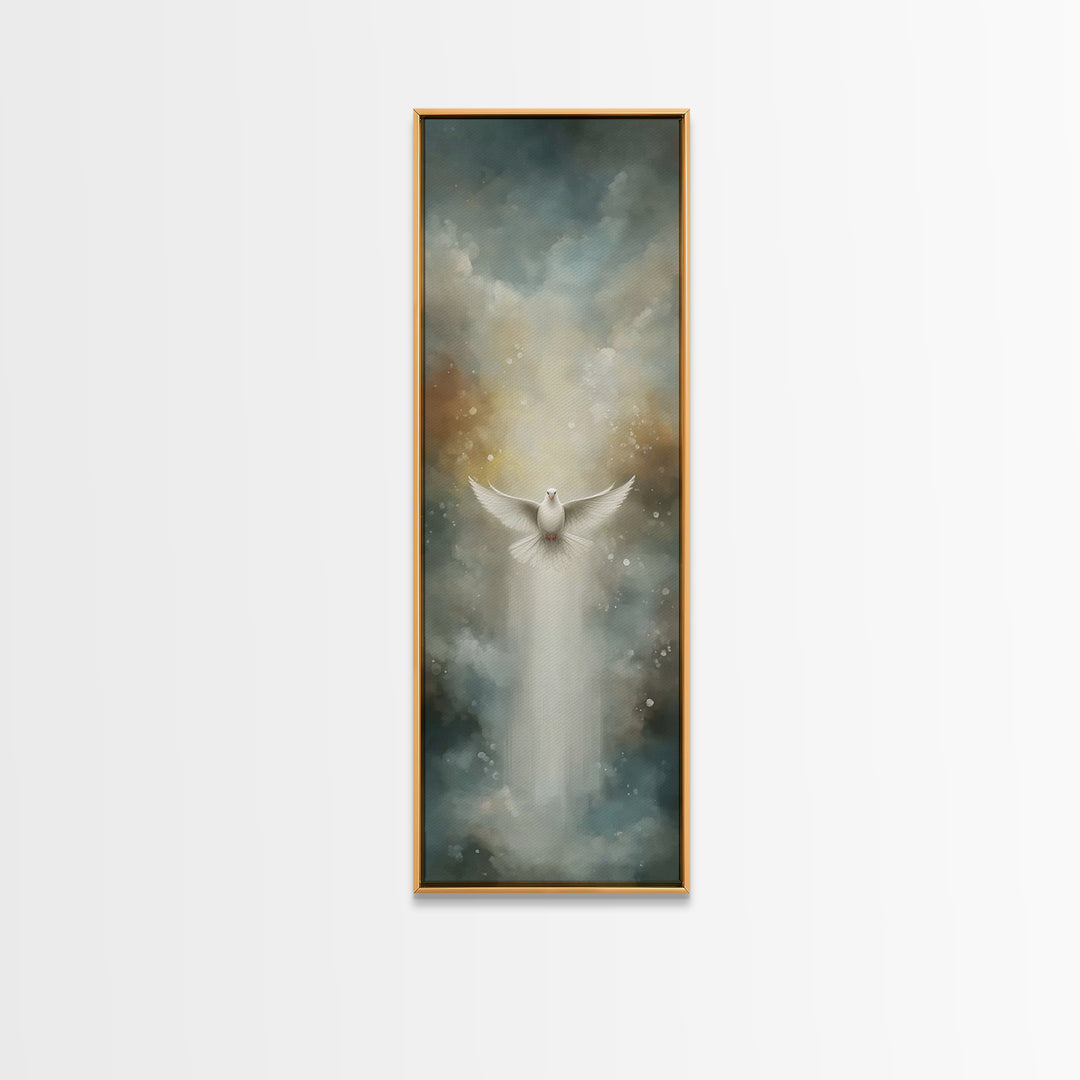 Radiance Of Peace – Framed Canvas Print – Christian Wall Art – Christian Art – Christian Art Canvas – Skinny Art – Christian Gift Ideas