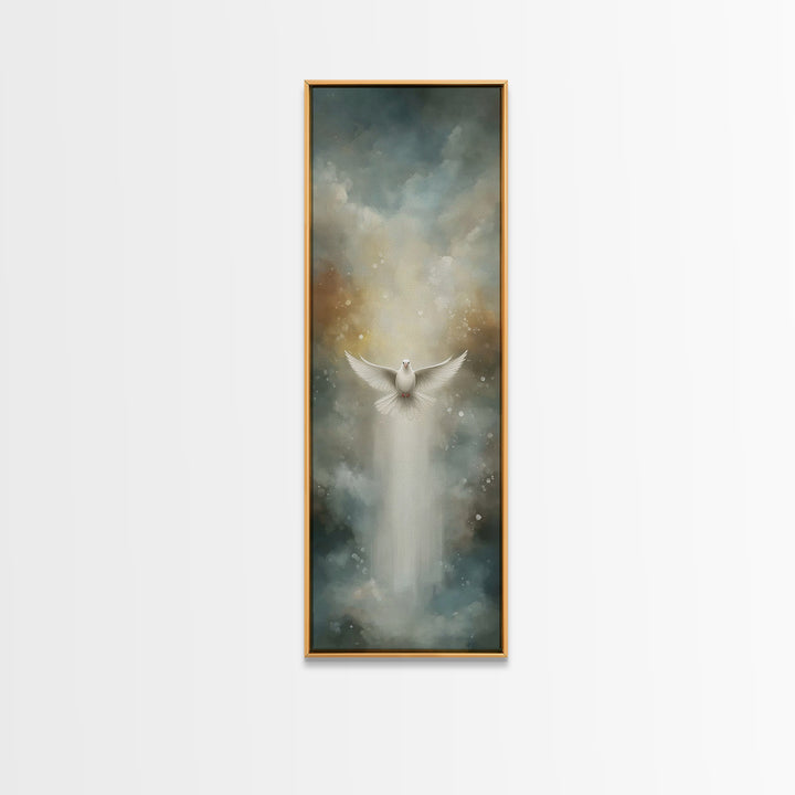 Radiance Of Peace – Framed Canvas Print – Christian Wall Art – Christian Art – Christian Art Canvas – Skinny Art – Christian Gift Ideas