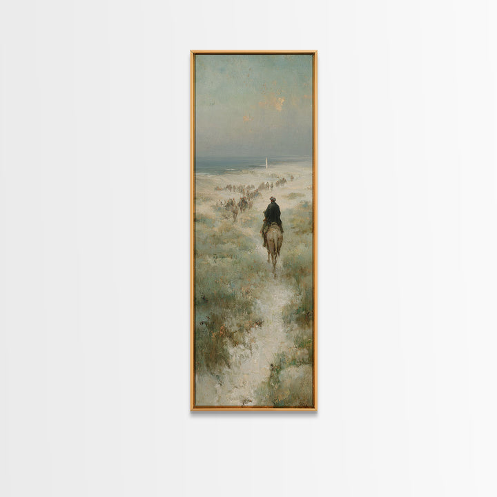 Emerging Caravan Light – Framed Canvas Print – Christian Art – Christmas Art – Christian Wall Art – Tall Skinny Art Print – Christian Chris