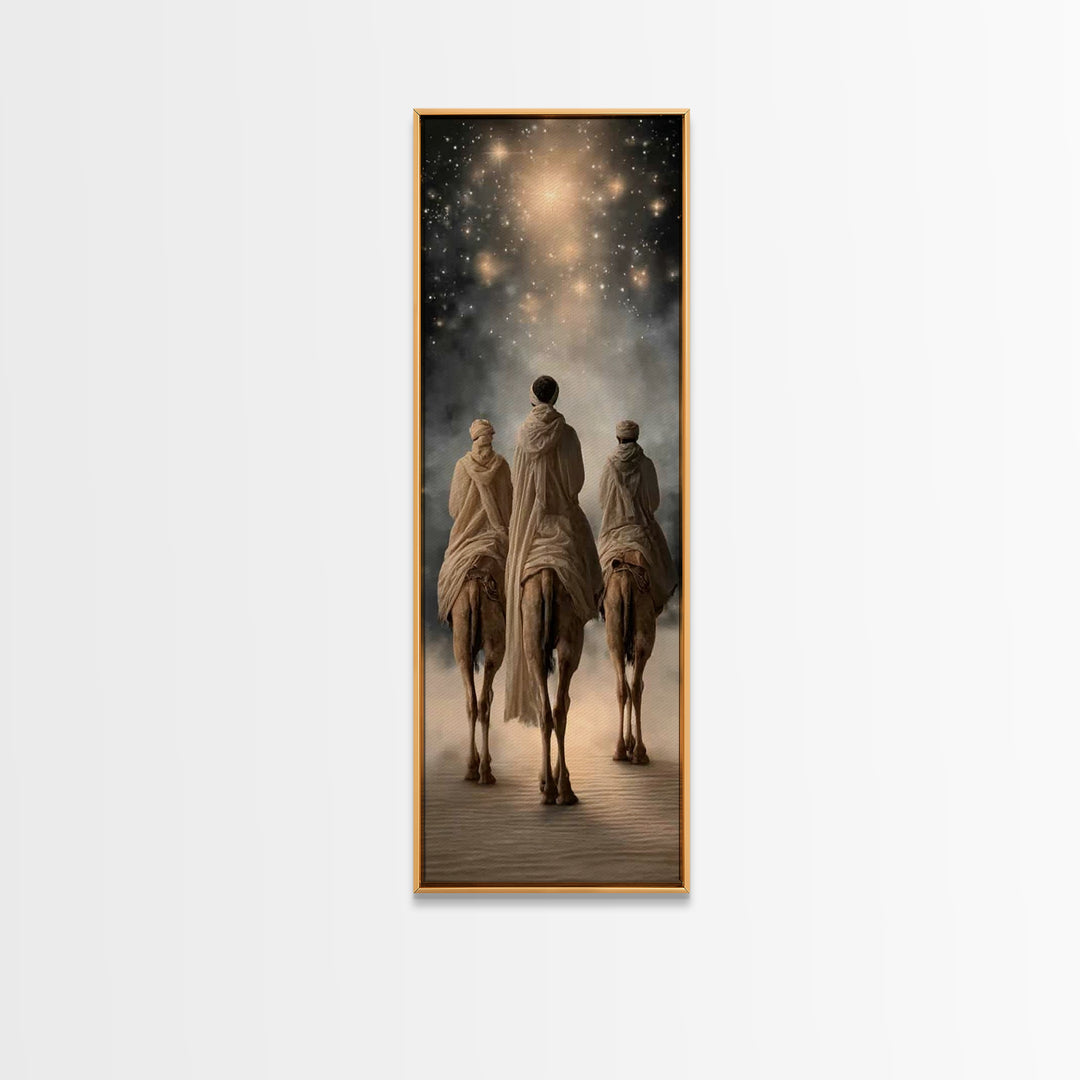 The Holy Ascent – Framed Canvas Print – Skinny Art – Christian Wall Art – Christian Christmas Art – Christian Painting – Christmas Art – Ch