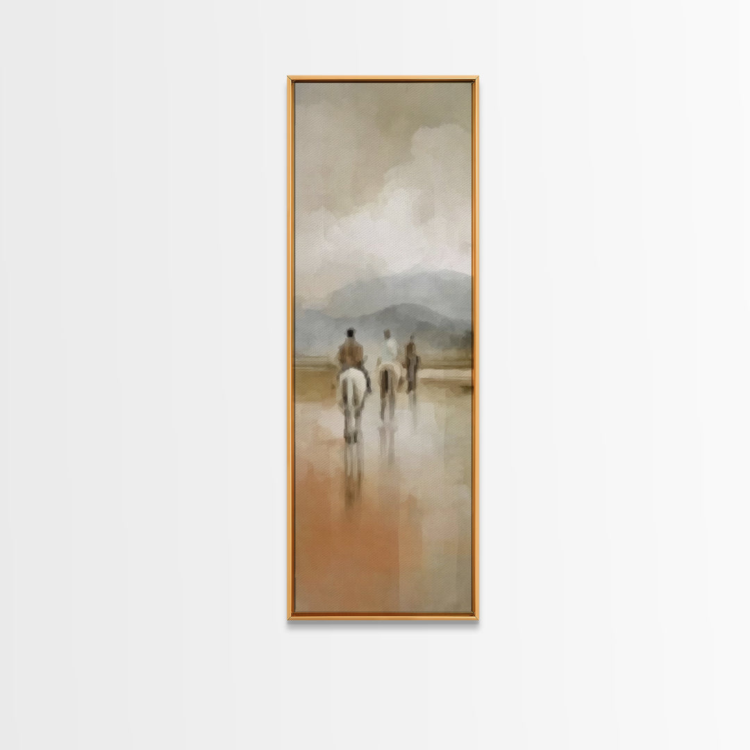The Dawn of Wonder – Framed Canvas Print – Narrow Art – Christian Wall Art – Christian Art Canvas – Christian Christmas Art – Christmas Art