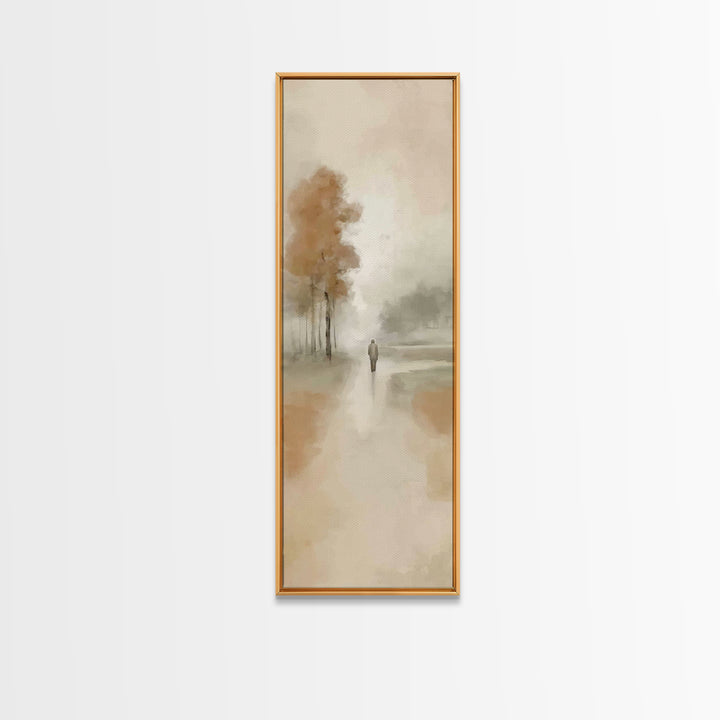 Pathway Of Grace | Framed Canvas Print | Christian Art Canvas | Jesus Painting | Skinny Art | Christian Wall Art | Christian Christmas Art