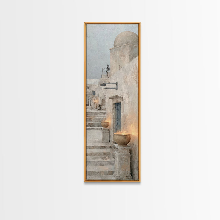 Sacred Steps – Framed Canvas Print – Narrow Art – Christian Art Canvas – Modern Christian Art – Christian Wall Art – Christian Decor