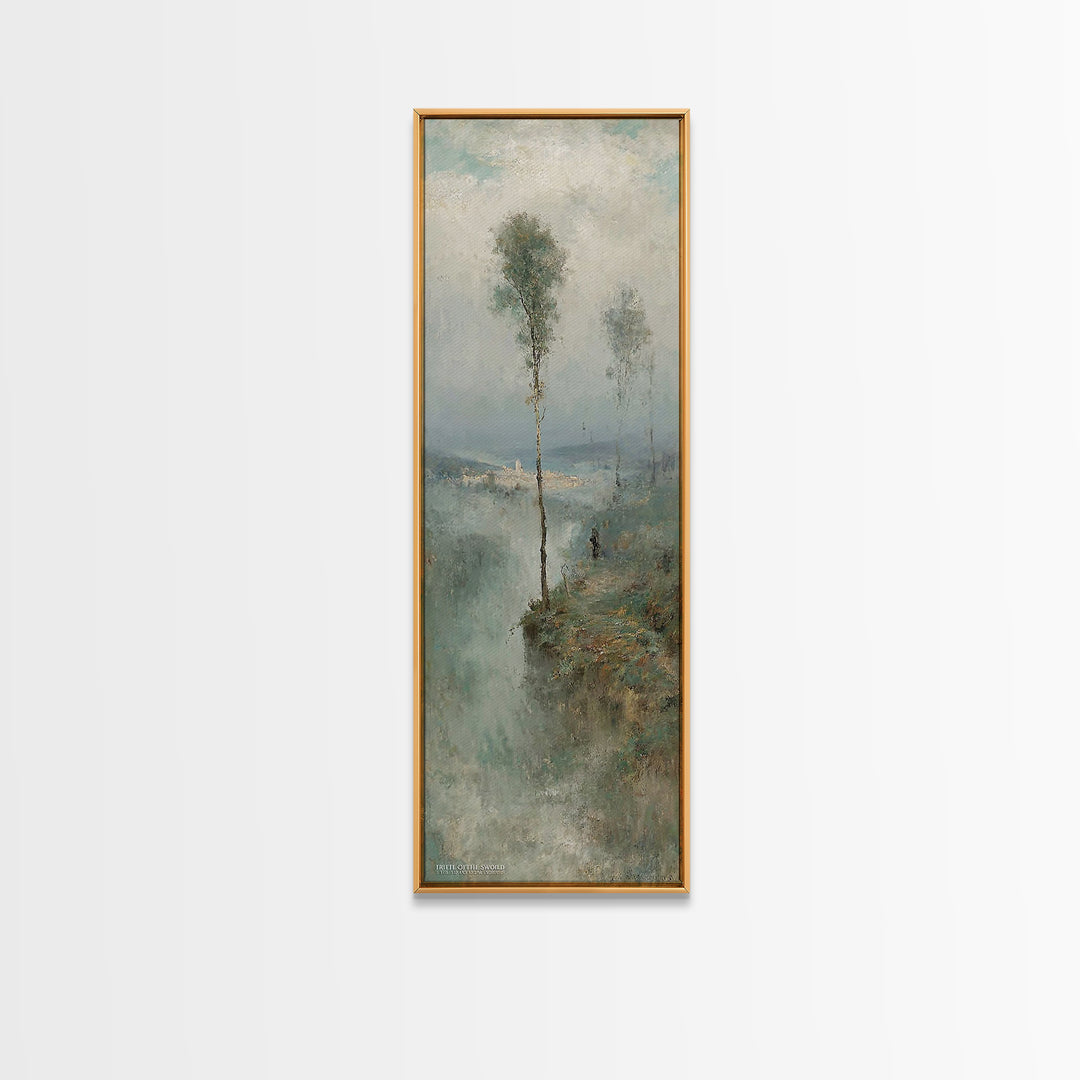 Horizon Of Grace – Framed Canvas Print – Narrow Art – Christian Wall Art – Vintage Christian Art – Christian Art Canvas – Christian Paintin