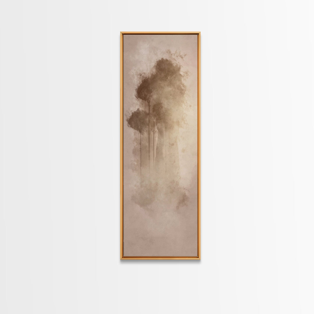Cloudborne Mercy – Framed Canvas Print – Tall Skinny Art Print – Christian Art – Subtle Christian Art – Christian Art Canvas – Christian Wa