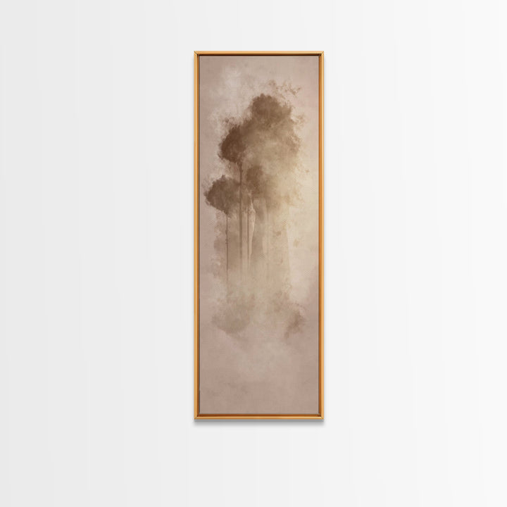 Cloudborne Mercy – Framed Canvas Print – Tall Skinny Art Print – Christian Art – Subtle Christian Art – Christian Art Canvas – Christian Wa