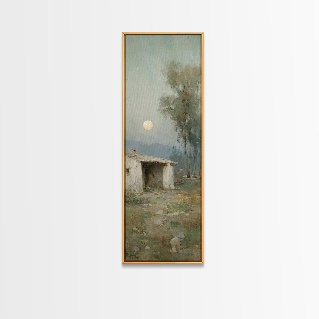 Star Of The Manger – Framed Canvas Print – Skinny Art – Christmas Art – Christian Wall Art – Christian Art Canvas – Jesus Christmas Art – C