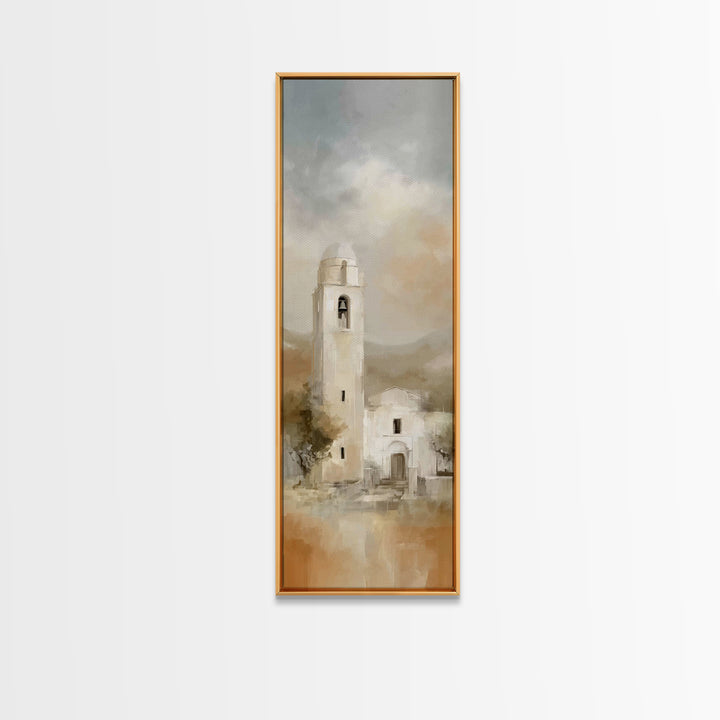 Evening Bells – Framed Canvas Print – Skinny Art – Christian Christmas Art – Christian Wall Art – Christian Art Canvas – Christmas Wall Art