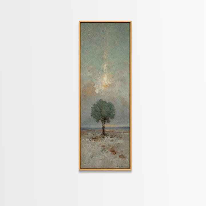 Tree Of Mercy – Framed Canvas Print – Christian Wall Art – Skinny Art – Christian Art Canvas – Christian Decoration – Christmas Art