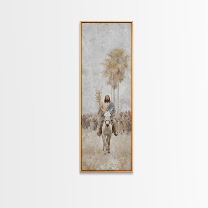 Procession Of Hope – Framed Canvas Print – Christian Art – Christian Wall Art – Skinny Art – Jesus Painting – Christian Art Canvas