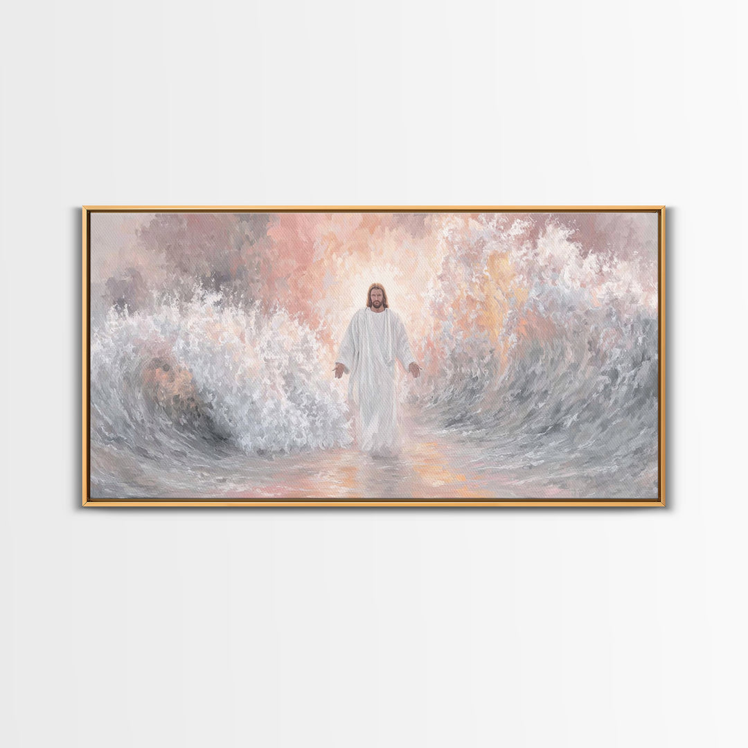Dawn of Glory | Framed Canvas Print | Christian Wall Art | Jesus Painting | Christian Art Canvas | Large Christian Painting | Christian Art