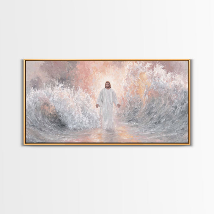 Dawn of Glory | Framed Canvas Print | Christian Wall Art | Jesus Painting | Christian Art Canvas | Large Christian Painting | Christian Art