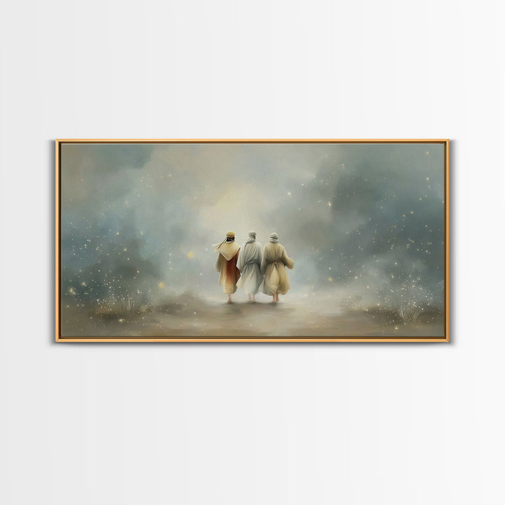 Walk Of Revelation – Framed Canvas Print – Christian Art Print – Christian Wall Art – Jesus Painting – Christian Art Canvas – Christian Dec