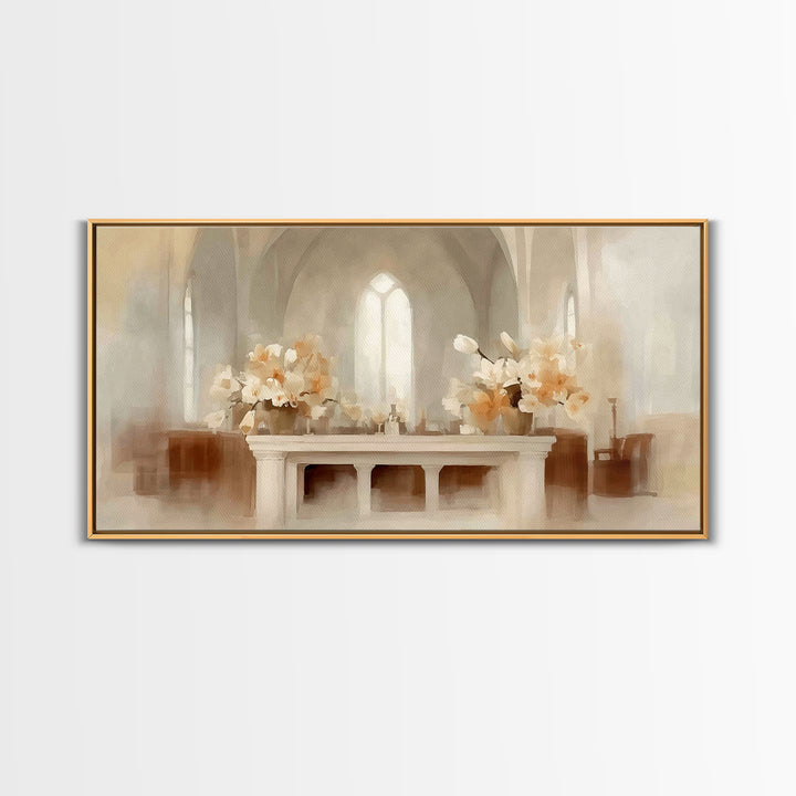 Sacred Glow, Framed Canvas Print, Christian Art Canvas, Christian Wall Art, Moody Christian Art, Christmas Canvas Wall Art, Christian Gift