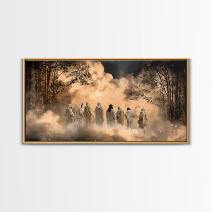 Eternal Star – Framed Canvas Print – Christian Decor – Christian Art – Christian Gifts – Jesus Art – Christian Canvas – Christmas Art