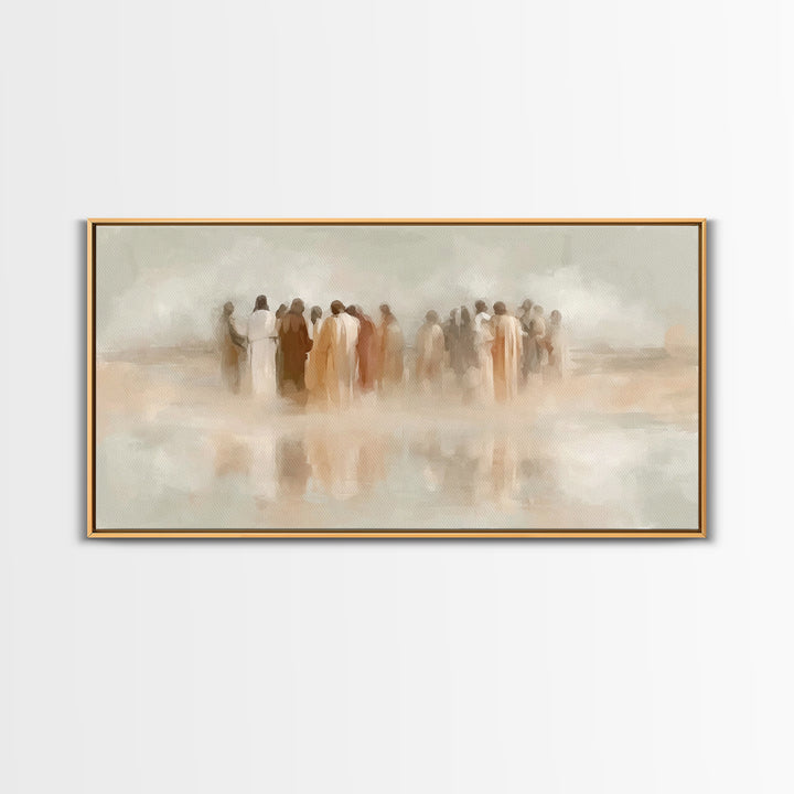 Circle Of Grace – Framed Canvas Print – Christian Art – Christian Wall Art – Jesus Art – Christian Canvas – Christian Gifts