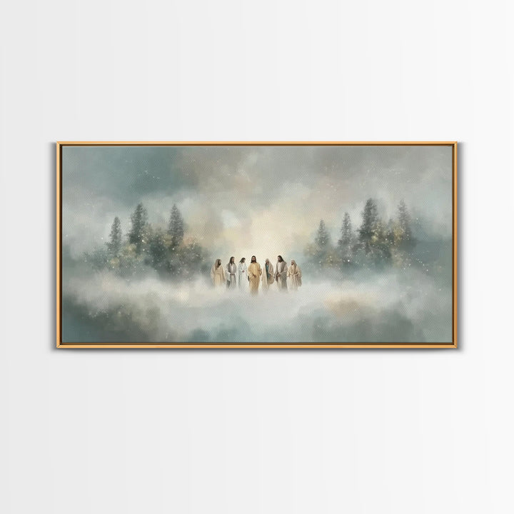 Gathered In Light – Framed Canvas Print – Christian Wall Art – Christian Canvas – Jesus Art – Christian Art – Christian Gift Ideas