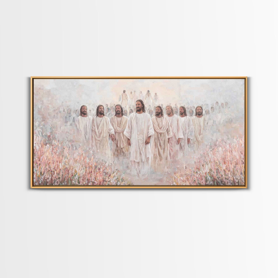 Eternal Walk – Framed Canvas Print – Christian Art – Christian Canvas – Jesus Painting – Christian Art Print – Christian Wall Art