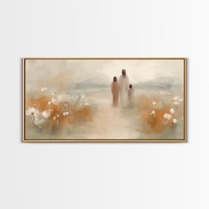 Gentle Path of Grace – Framed Canvas Print – Christian Wall Art – Christian Art Canvas – Jesus Painting – Christian Art – Christian Gift Id