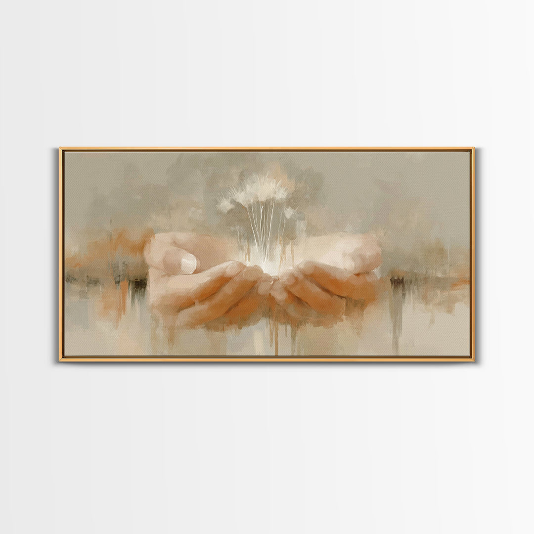 Sacred Offering, Framed Canvas Print, Christian Art, Jesus Painting, Christian Wall Art, Christian Art Canvas, Christian Art Gift