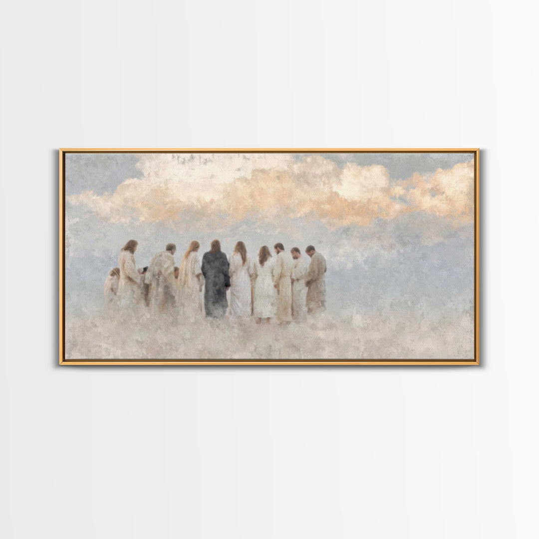 Path Of Revelation – Framed Canvas Print – Christian Art Painting – Christian Decor – Jesus Wall Art – Large Christian Art – Christian Art