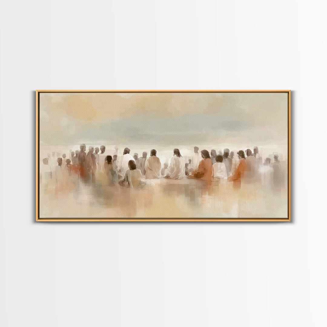 Voices Of Faith – Framed Canvas Print – Christian Wall Art – Christian Art Canvas – Christian Painting – Modern Christian Art – Christmas A