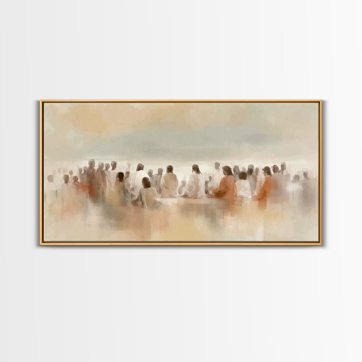 Voices Of Faith – Framed Canvas Print – Christian Wall Art – Christian Art Canvas – Christian Painting – Modern Christian Art – Christmas A