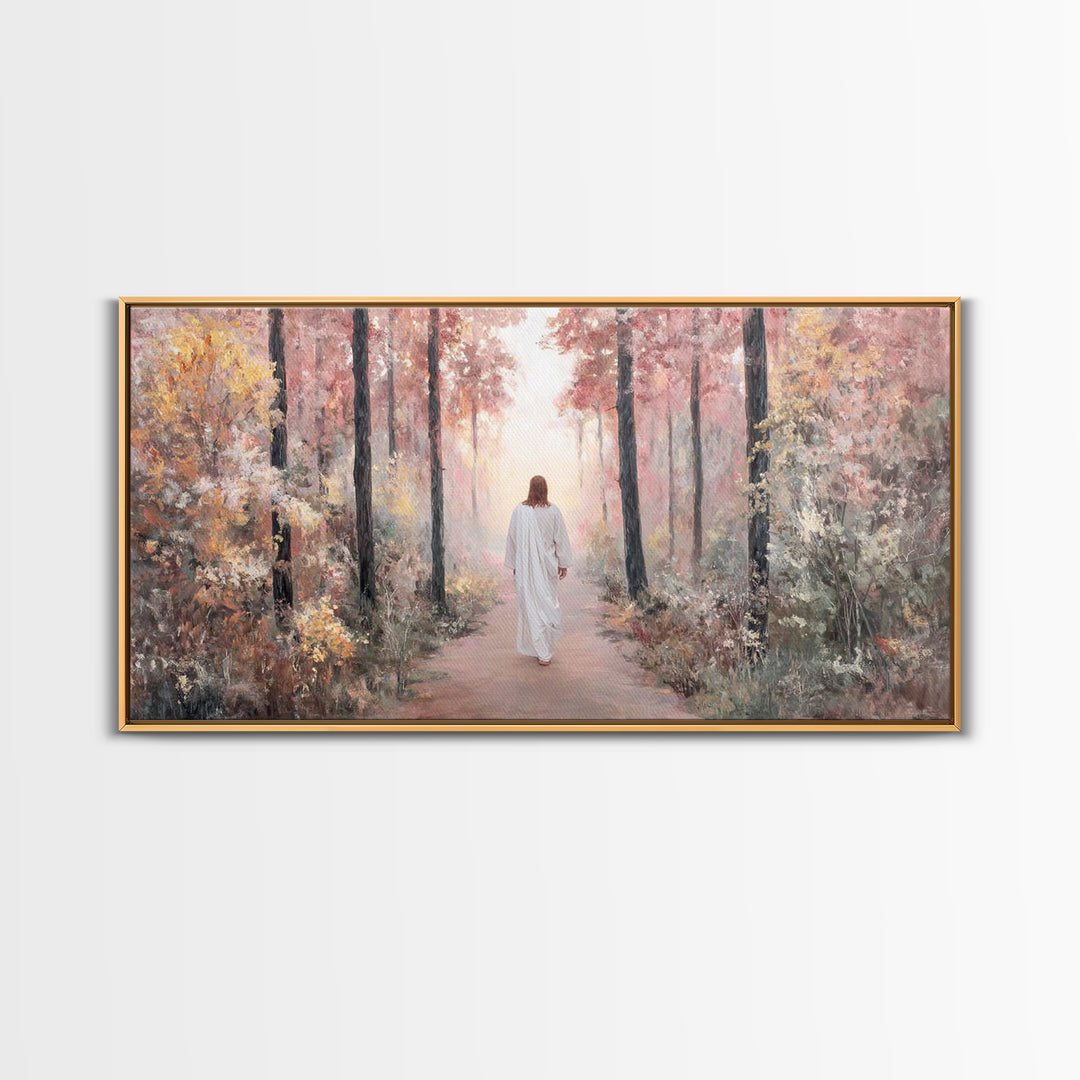 Light Of Peace – Framed Canvas Print – Christian Wall Art – Christian Art Canvas – Jesus Painting – Christian Art – Christmas Art