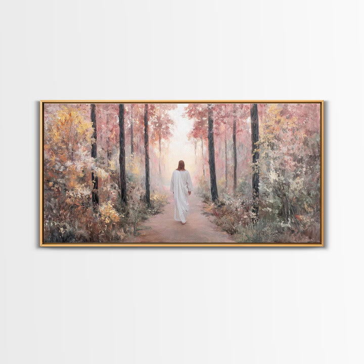 Light Of Peace – Framed Canvas Print – Christian Wall Art – Christian Art Canvas – Jesus Painting – Christian Art – Christmas Art