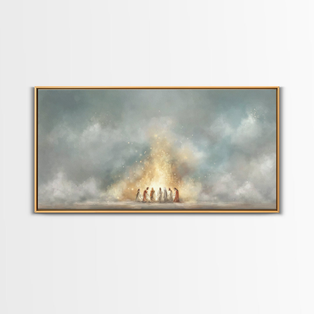 Eternal Light – Framed Canvas Print – Christian Art Canvas – Jesus Painting – Christian Christmas Art – Christian Wall Art