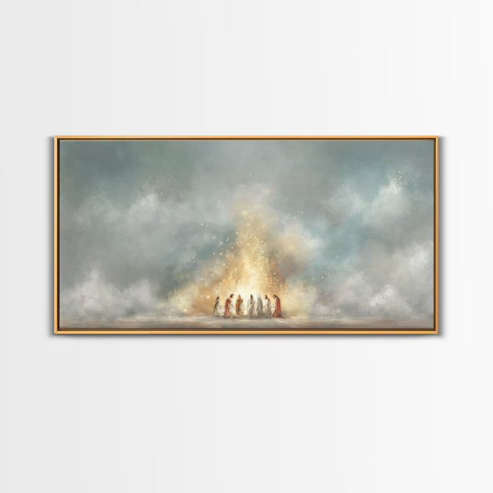 Eternal Light – Framed Canvas Print – Christian Art Canvas – Jesus Painting – Christian Christmas Art – Christian Wall Art